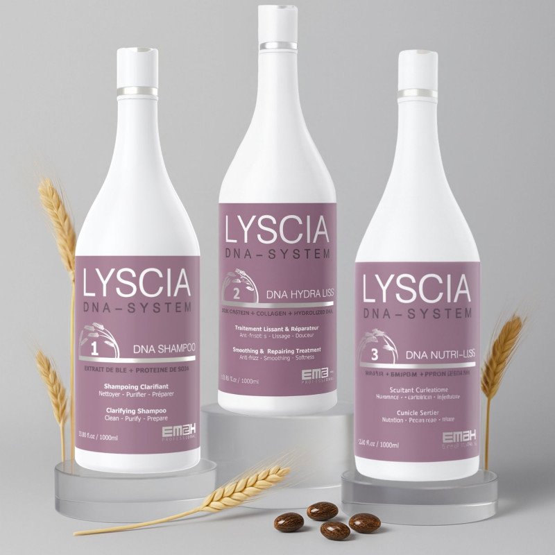 Lyscia kit de lissage au Tanin 3x1000ml