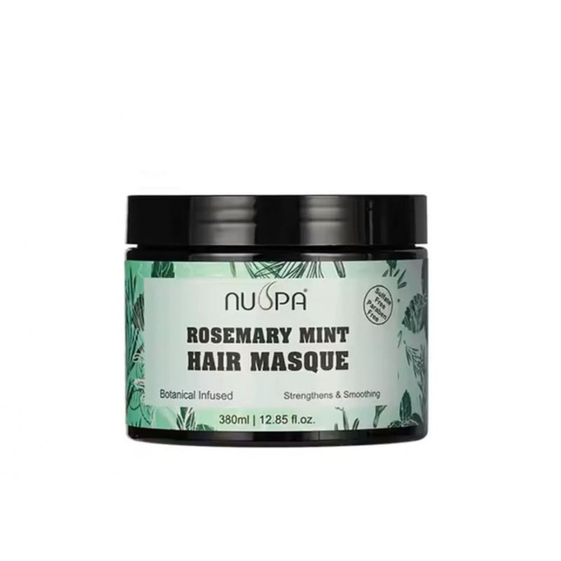 Nuspa Rosemary Mint Hair Masque – Masque capillaire réparateur et revitalisant Nuspa Rosemary Mint Hair Masque – Masque capillaire réparateur et revitalisant
