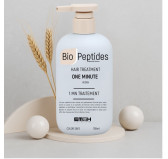Biopeptides One Minute Treatment - Soin Réparateur Vegan pour Cheveux Bouclés, Abîmés, Colorés ou Défrisés