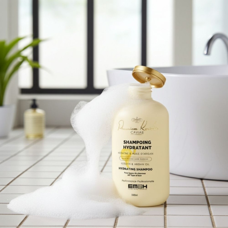 Premium Keratin Caviar Hydraterende shampoo zonder sulfaten