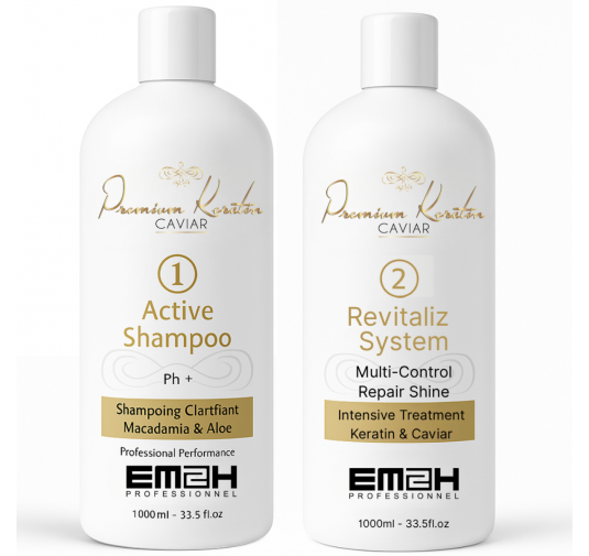 Premium Keratin Caviar Kit  de lissage brésilien