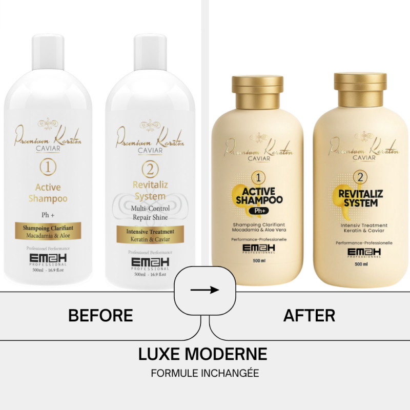 Premium Keratin Caviar Kit  de lissage brésilien