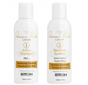 Kit de lissage brésilien Premium Keratin Caviar