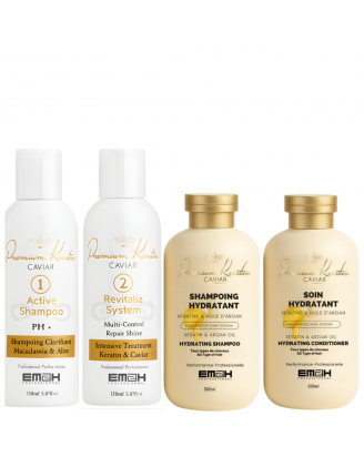 Premium Keratin Caviar kit 150ml en zorgverlenging set