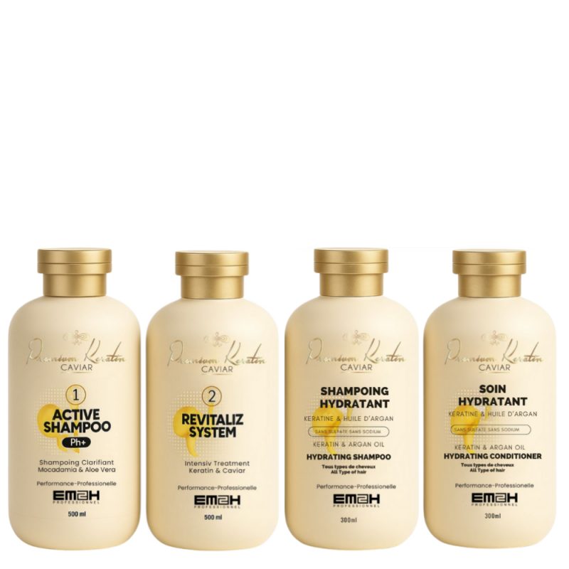 Premium Keratin Caviar Complete Smooth and Care - 500ml