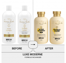 Premium Keratin Caviar Brazilian Keratin Treatment Kit (Activ Shampoo & Revitaliz System) - 500ml