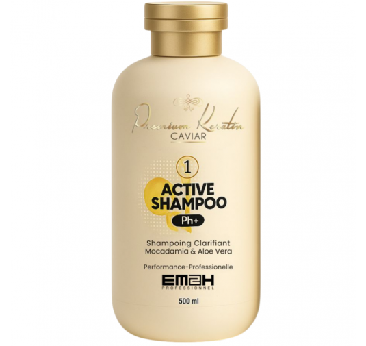 Premium Keratin Caviar Active Shampoo - Shampoing clarifiant - 500ml