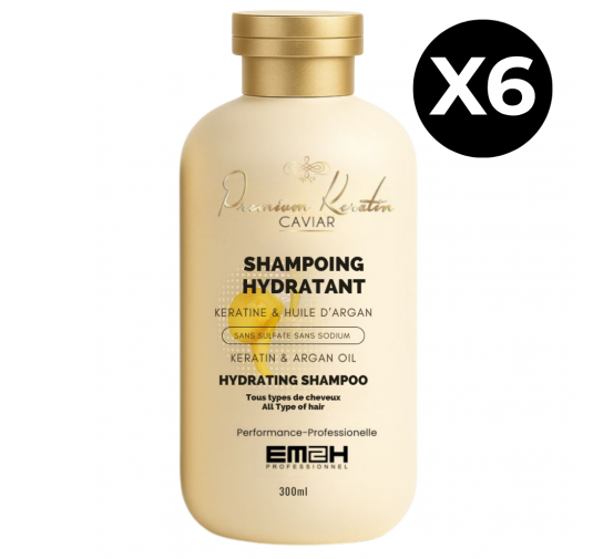 Premium Keratin Caviar Shampoo met Keratine en Arganolie