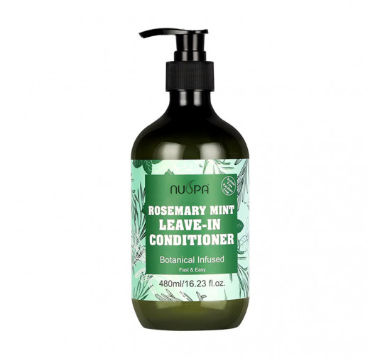 Nuspa Rosemary Mint Leave-in Conditioner – Soin fortifiant sans rinçage 480ml
