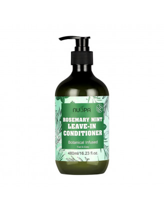 Nuspa Rosemary Mint Leave-in Conditioner – Soin fortifiant sans rinçage 480ml
