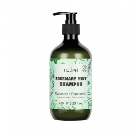 Nuspa Rosemary Mint Shampoo – Shampoing fortifiant au romarin & menthe | Soin cheveux