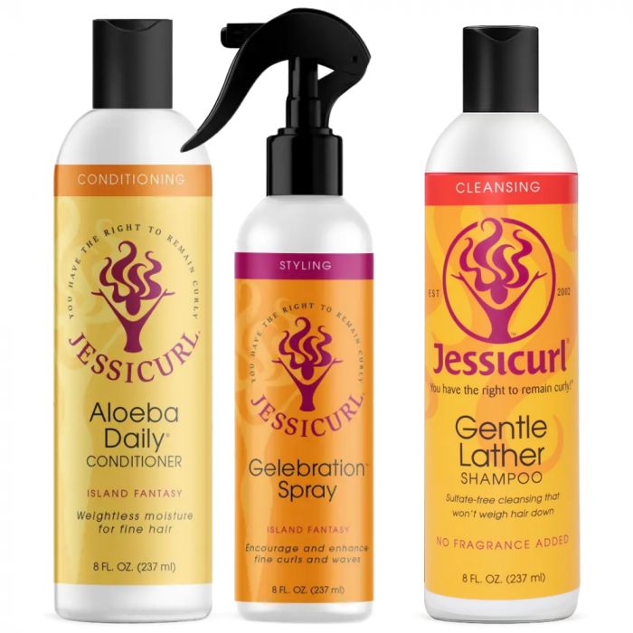 Jessicurl Fine Curly Hair Routine