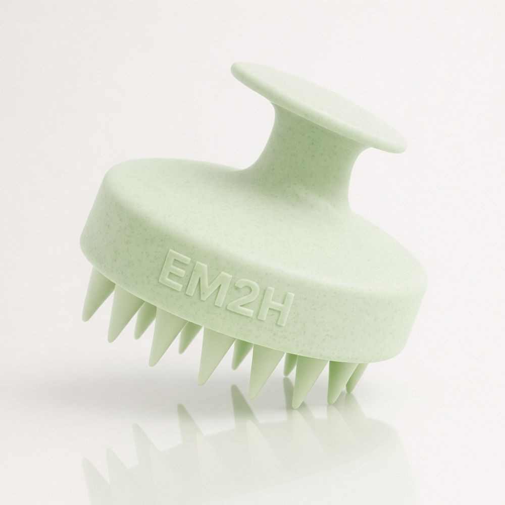 EM2H Scalp Massager Brush Green Color