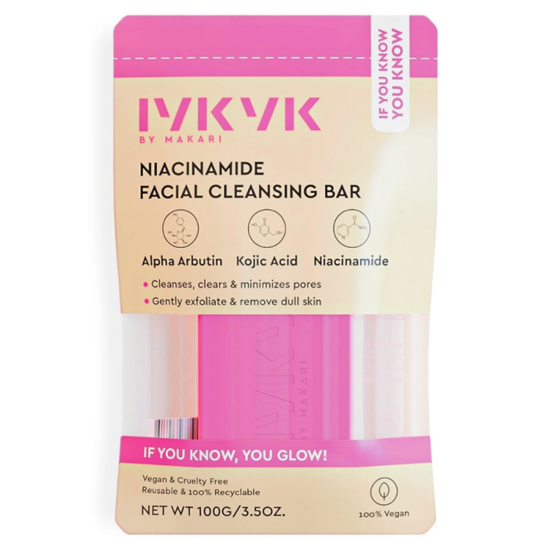 Makari Niacinamide Cleansing Bar | Savon unifiant éclat & imperfections