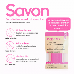 Makari Niacinamide Cleansing Bar | Savon unifiant éclat & imperfections
