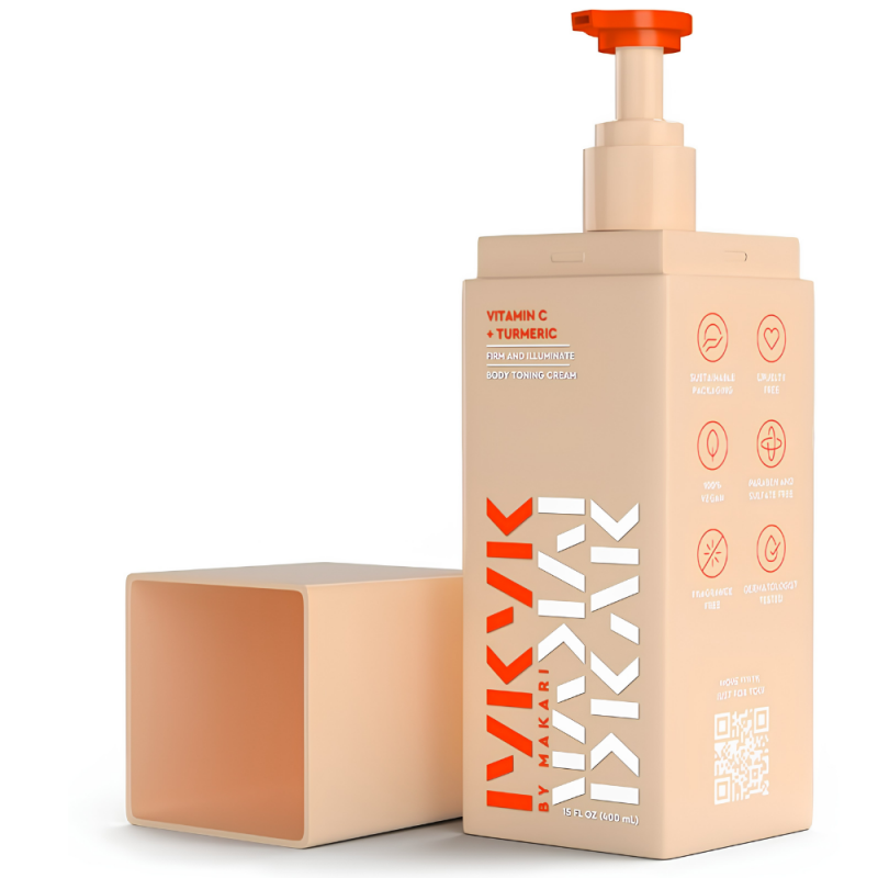 IYKYK by Makari Crème Corps Vitamine C & Curcuma | Hydratation & Teint Uniforme