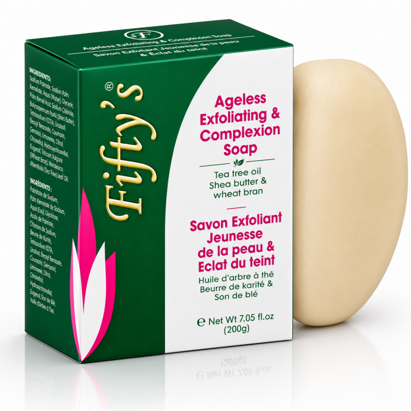 Exfoliating and Complexion Soap - Fifty's Beauty