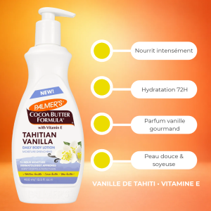 Palmer’s Tahitian Vanilla Body Lotion 400 ml | Hydratation 72H