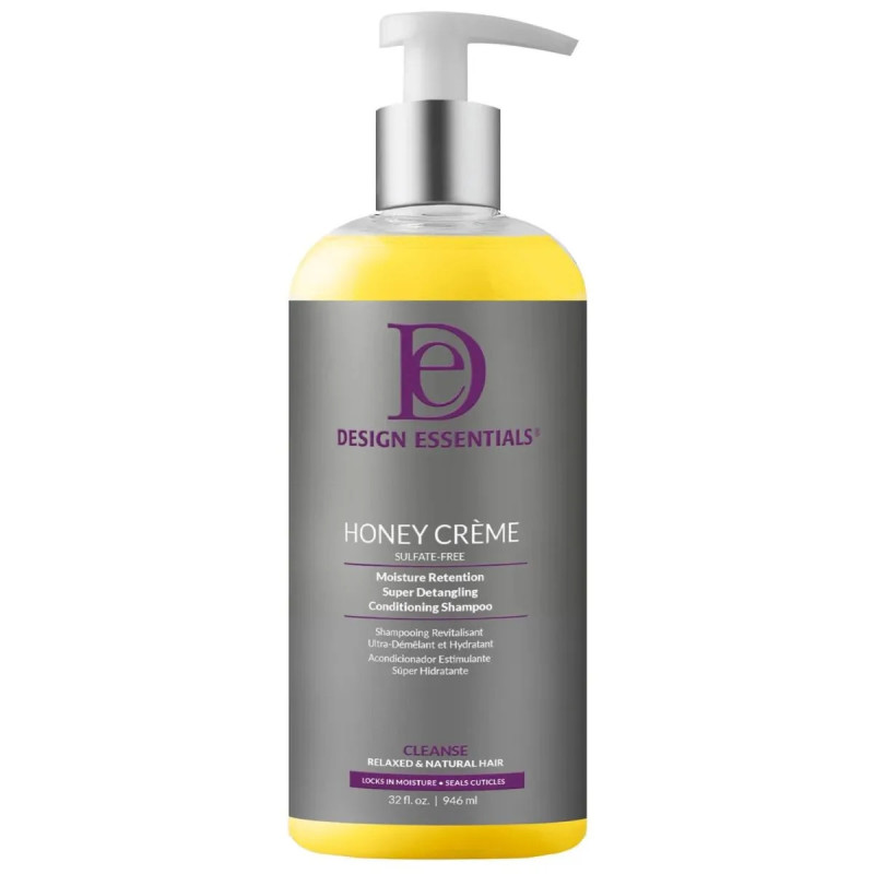 Design Essentials Honey Crème  Moisture Retention Super Detangling Conditioning Shampoo 946ml