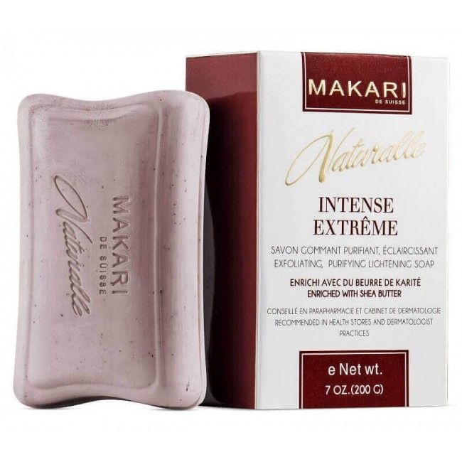 Makari Naturalle Intense Extrême Savon gommant purifiant, éclaircissant