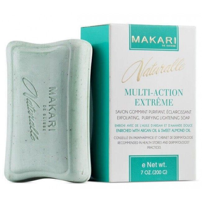 Makari Naturalle Multi-Action Extrême Savon gommant purifiant, éclaircissant